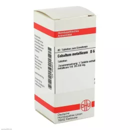 COBALTUM METALLICUM D 6 tabletta, 80 db