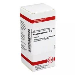 CUPRUM ACETICUM D 12 tabletta, 80 db