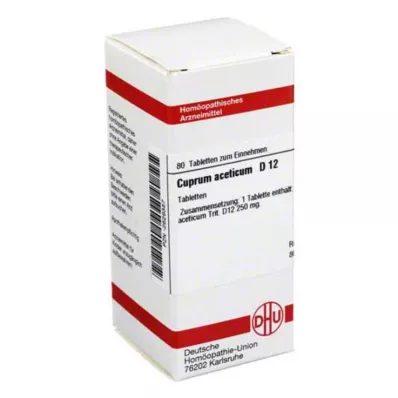 DHU Cuprum aceticum D 12 tabletta, 80 db DHU Cuprum aceticum D 12 tabletta, 80 db