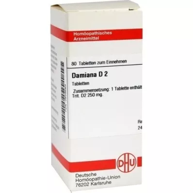 DAMIANA D 2 tabletta, 80 db