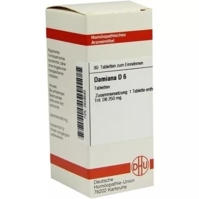 DAMIANA D 6 tabletta, 80 db