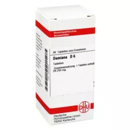 DAMIANA D 6 tabletta, 80 db