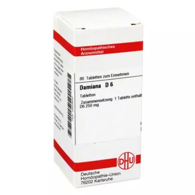 DHU Damiana D 6 tabletta, 80 db