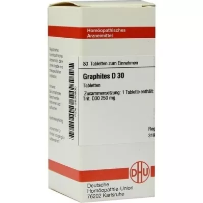 GRAPHITES D 30 tabletta, 80 db