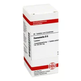 HAMAMELIS D 6 tabletta, 80 db