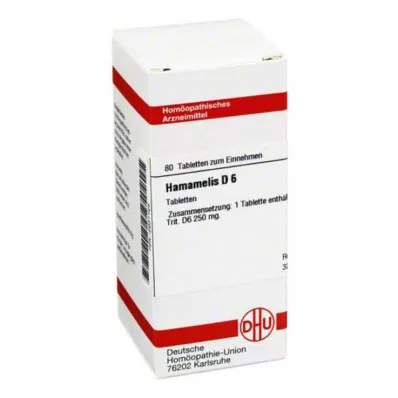 HAMAMELIS D 6 tabletta, 80 db HAMAMELIS D 6 tabletta, 80 db