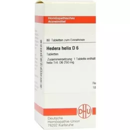 HEDERA HELIX D 6 tabletta, 80 db