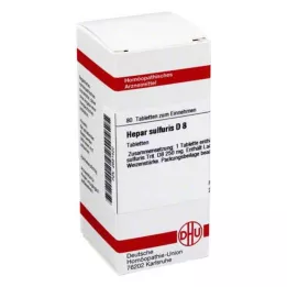 HEPAR SULFURIS D 8 tabletta, 80 db