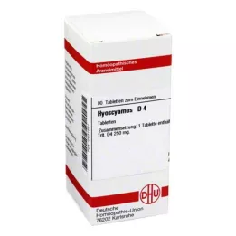 HYOSCYAMUS D 4 tabletta, 80 db