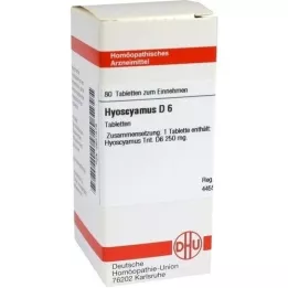 HYOSCYAMUS D 6 tabletta, 80 db