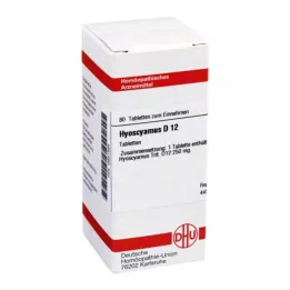 HYOSCYAMUS D 12 tabletta, 80 db