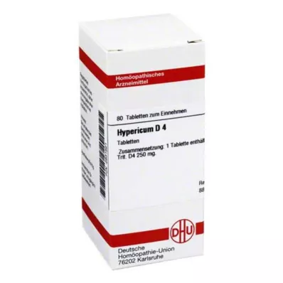 HYPERICUM D 4 tabletta, 80 db