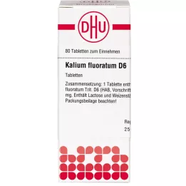 KALIUM FLUORATUM D 6 tabletta, 80 db