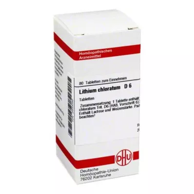 DHU Lithium chloratum D 6 tabletta, 80 db