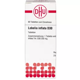 LOBELIA INFLATA D 30 tabletta, 80 db
