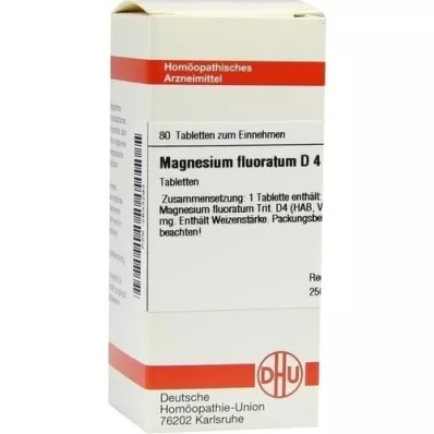 MAGNESIUM FLUORATUM D 4 tabletta, 80 db