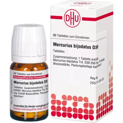 MERCURIUS BIJODATUS D 30 tabletta, 80 db