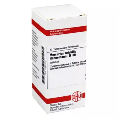 DHU Mercurius solubilis D 30 tabletta, 80 db