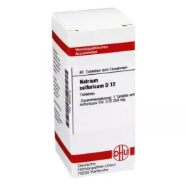 NATRIUM SULFURICUM D 12 tabletta, 80 db