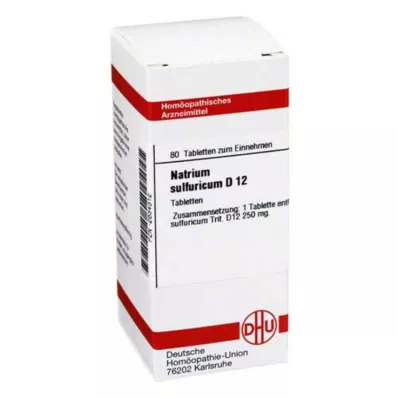 DHU Natrum sulfuricum D 12 tabletta, 80 db