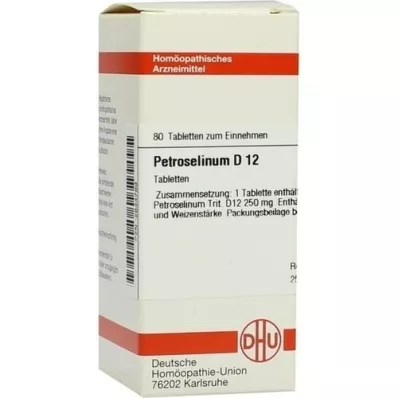 PETROSELINUM D 12 tabletta, 80 db