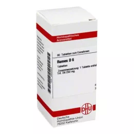 RUMEX D 6 tabletta, 80 db
