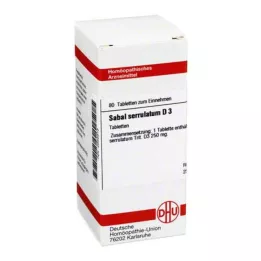 SABAL SERRULATUM D 3 tabletta, 80 db