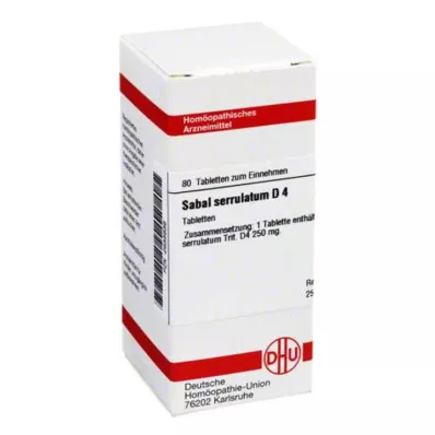 DHU Sabal serrulata D 4 tabletta, 80 db