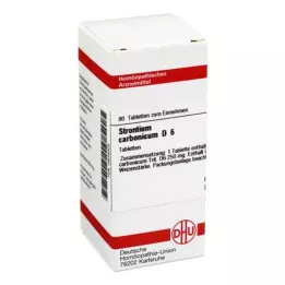 STRONTIUM CARBONICUM D 6 tabletta, 80 db
