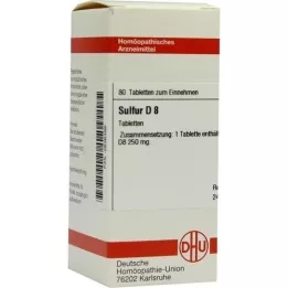 SULFUR D 8 tabletta, 80 db