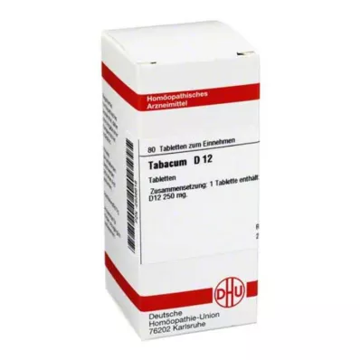 TABACUM D 12 tabletta, 80 db