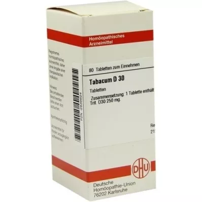 TABACUM D 30 tabletta, 80 db