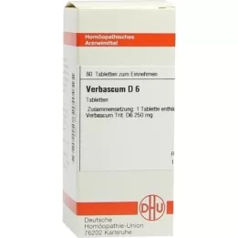 VERBASCUM D 6 tabletta, 80 db