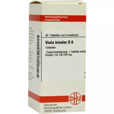 VIOLA TRICOLOR D 6 tabletta, 80 db VIOLA TRICOLOR D 6 tabletta, 80 db