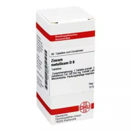 ZINCUM METALLICUM D 8 tabletta, 80 db