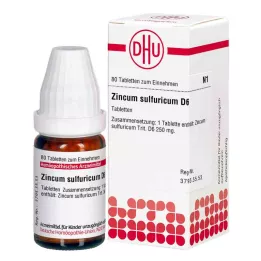 ZINCUM SULFURICUM D 6 tabletta, 80 db