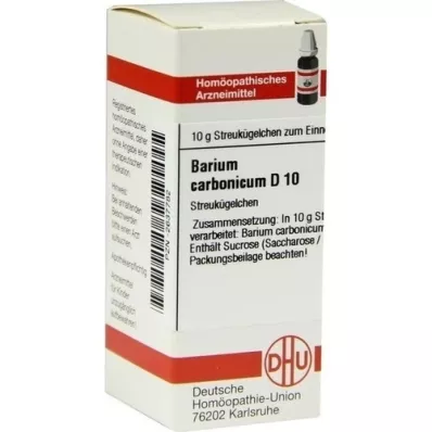 BARIUM CARBONICUM D 10 golyó, 10 g