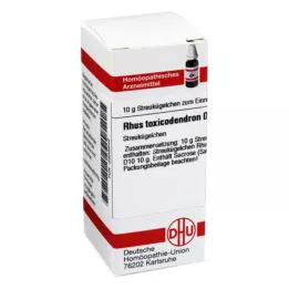 RHUS TOXICODENDRON D 10 golyó, 10 g
