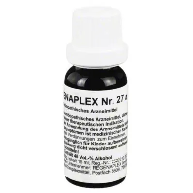 REGENAPLEX No.27 a csepp, 15 ml REGENAPLEX No.27 a csepp, 15 ml