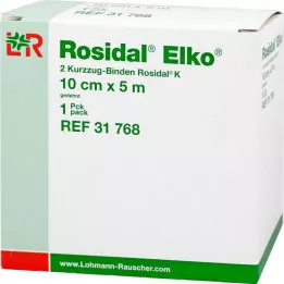 ROSIDAL Elko 10 cmx5 m-es rövid feszítőkötés, 2 db