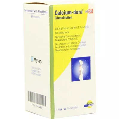 CALCIUM DURA Vit D3 filmtabletta, 50 db