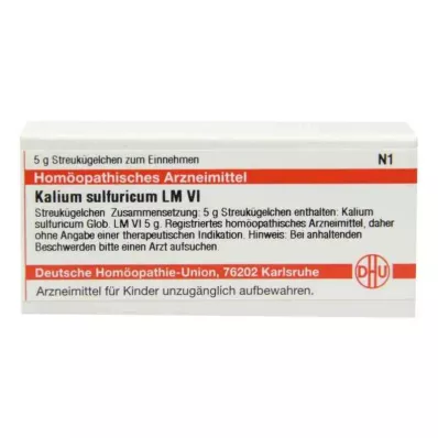 KALIUM SULFURICUM LM VI Gömböcskék, 5 g