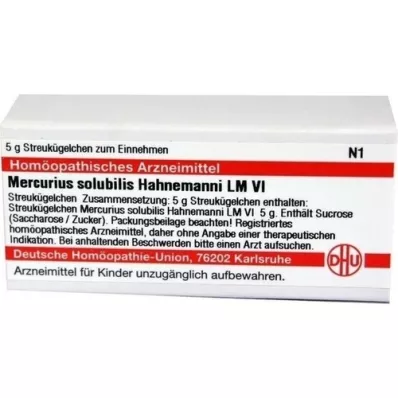 MERCURIUS SOLUBILIS Hahnemanni LM VI Gömböcskék, 5 g