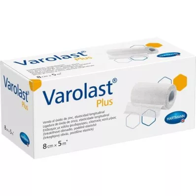 VAROLAST Plus cinkragasztó kötés 8 cmx5 m, 1 db