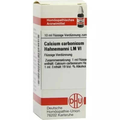 CALCIUM CARBONICUM Hahnemanni LM VI Hígítás, 10 ml