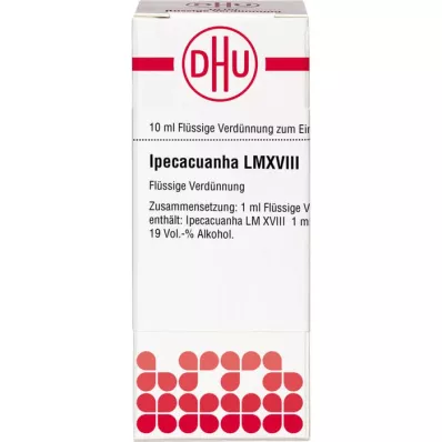 IPECACUANHA LM XVIII Hígítás, 10 ml