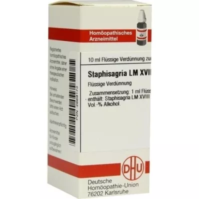 STAPHISAGRIA LM XVIII Hígítás, 10 ml