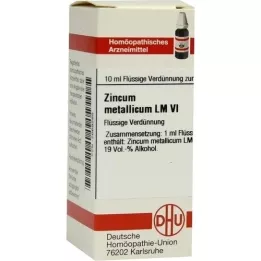 ZINCUM METALLICUM LM VI Hígítás, 10 ml