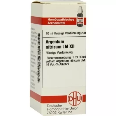 ARGENTUM NITRICUM LM XII Hígítás, 10 ml