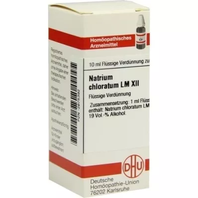 NATRIUM CHLORATUM LM XII Hígítás, 10 ml